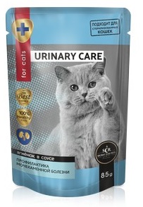 пауч Secret For Pets URINARY CARE 85 гр кусочки Ягненка в соусе, для кошек профилактика МКБ 